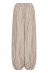Ichi - Bukser  Milly PA - Lead W/Brown/Creme Stripe