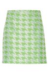 Ichi - Nederdel - IX Hanne SK - Parrot Green Houndstooth