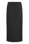 Ichi - Nederdel - IX Kate Long Skirt - Dark Grey Melange