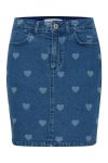 Ichi - Nederdel - IH Piper SK - Light Blue Washed