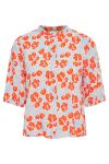 Ichi - Skjorte - IH Cefalu Shirt3 - Mandarin Red