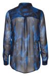 Ichi - Skjorte - IH Chiffy SH8 - Lapis Blue Splash
