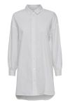 Ichi - Skjorte - Tesse Long Shirt - Bright White