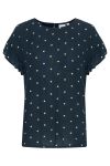 Ichi - T-shirt - IHMARRAKECH AOP SS4 - Total Eclipse Dot