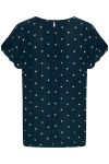 Ichi - T-shirt - Marrakech AOP SS4 - Total Eclipse Dot