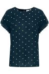 Ichi - T-shirt - Marrakech AOP SS4 - Total Eclipse Dot