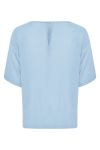 Ichi - T-shirt - Marrakech SO SS3 - Chambray Blue