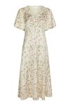 Neo Noir - Kjole - Illana Flower Print Dress - Creme
