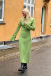 Gestuz - Kjole - Anka Long Dress - Minced Herb