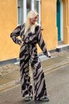 Gestuz - Jumpsuit - Bothilde Jumpsuit - Maxi Zebra Black/Walnut