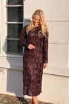 A-View - Kjole - Valerie Dress - Dark brown 