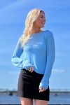 Modström - Bluse - JosefineMD Knit Top - Baby Blue