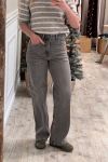 Gestuz - Jeans - Zolani HW wide jeans - Washed light grey