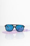 Pieces - Solbriller - PC Melanie Sunglasses - Black/Blue