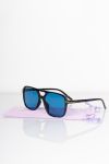Pieces - Solbriller - PC Melanie Sunglasses - Black/Blue