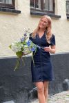 Neo Noir - Kjole - Abel Denim Dress - Dark Blue