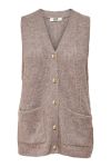 JDY - Vest - Hudson Life SL Button Vest - Iron