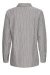 Ichi - Skjorte - Janika - Dark Grey Stripe