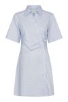Neo Noir - Kjole - Jas Stripe Shirt Dress - Light Blue