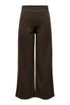 JDY - Bukser - JDY Louisville Catia Wide Pant - Chocolate Brown