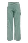 JDY - Bukser - JDY Zizzy HW Wide Cargo Pants - Chinois Green