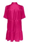 JDY - Kjole - JDY Fifi 2/4 Layer Dress - Festival Fuchsia
