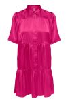JDY - Kjole - JDY Fifi 2/4 Layer Dress - Festival Fuchsia