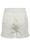 JDY - Shorts - JDY Zizzy Loose HW Shorts - Cloud Dancer/Flower