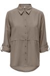 JDY - Skjorte - JDY Olli LS Long Shirt - Driftwood