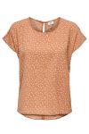 JDY - T-shirt - JDY Piper S/S Top - Camel