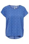 JDY - T-shirt - JDY Piper S/S Top - Dazzling Blue