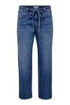 JDY - Jeans - Bella Mw Tie Wide Jeans - Dark Blue Denim
