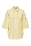 JDY - Skjorte - Blair 3/4 Loos Shirt - Pale Banana