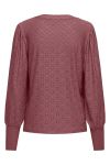 JDY - Bluse - JDY Cathinka L/S Bellsleeve Top - Rose Brown