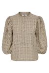 JDY - Bluse - JDY Juna 3/4 Top - Light Taupe