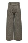 JDY - Bukser - Geggo Mia Long Check Pant - Cobblestone