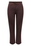 JDY - Bukser - JDY Geggo Straight Pant - Brown Stone