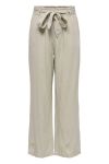 JDY - Bukser - JDY Say Linen Belt Pant WVN - Oatmeal