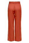 JDY - Bukser - JDY Say Linen Belt Pant - Hot Sauce