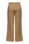 JDY - Bukser - JDY Theis Wide Slit Pants - Brown Sugar