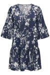 JDY - Kjole - Camille 3/4 Dress  - Total Eclipse