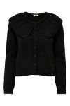 JDY - Cardigan - Camille LS Collar Cardigan KNT - Black