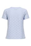 JDY - T-shirt - Cathinka S/S Tag Top - Kentucky Blue