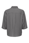 JDY - Skjorte - Divya Life 3/4 Loose Shirt - Steel Gray