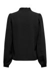 JDY - Bluse - Ellis Life L/S Lace Shirt - Black