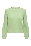 JDY - Emori LS Pullover Knit - Green Ash
