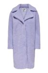 JDY - Jakke - JDY Legacy Long Sherpa Coat - Lavender