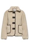 JDY - Jakke - JDY Noella Life Teddy Jacket - Cement