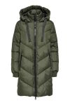 JDY - Jakke - Skylar Padded Hood Jacket - Forest Night