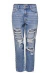 JDY - Jeans - Rossie Life Reg Mom - Medium Blue Denim